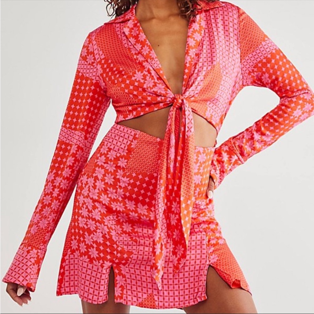 Free People X REVOLVE Miki Dress in Rose Combo